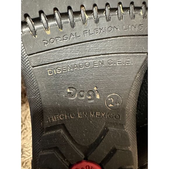 Dogi Kids Black Lace-Up Leather Shoes durable Casual High-Top Style Flexible - Picture 4 of 7